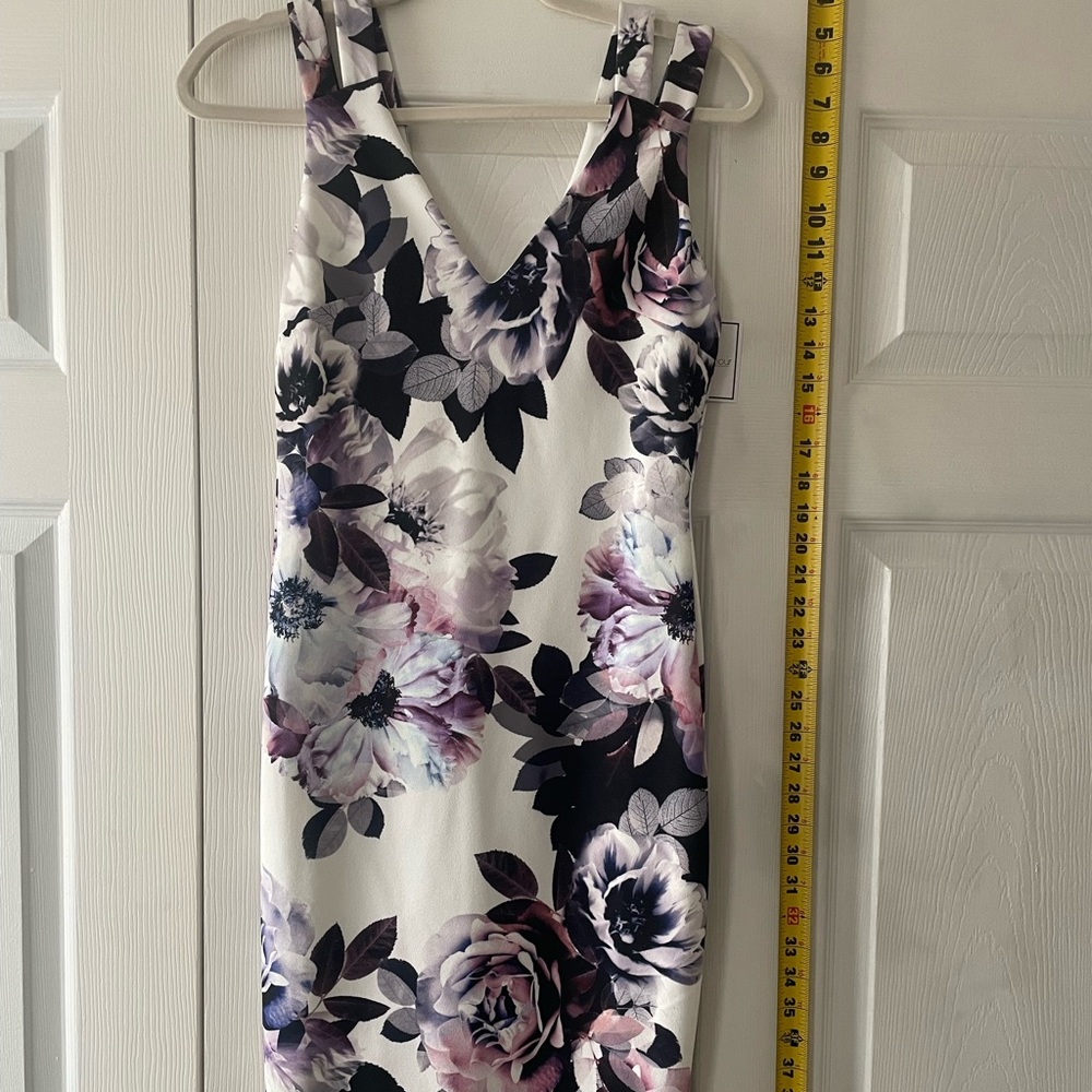 Floral Printed Business Dress
